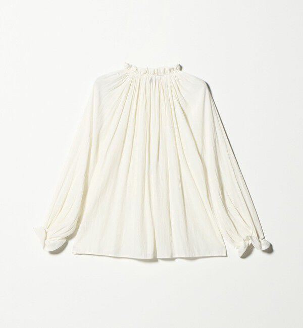 UNITED ARROWS「ボリュームギャザー ブラウス ‐ウォッシャブル‐」|シャツ・ブラウス|