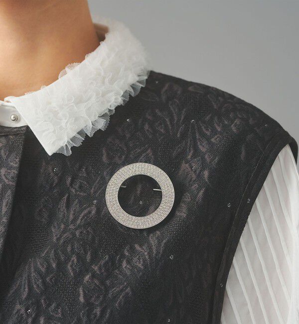 UNITED ARROWS「サークル ブローチ」|ブローチ・コサージュ|