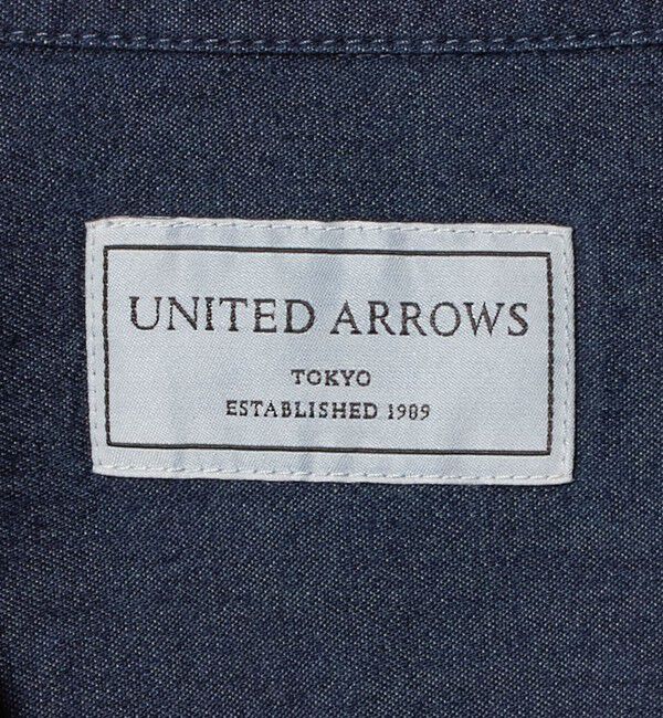 UNITED ARROWS「デニム オープンカラー シャツ」|シャツ・ブラウス|