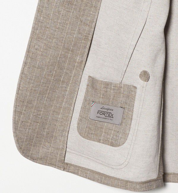 UNITED ARROWS「ストライプ 2ボタン テーラードジャケット T-MODEL」|テーラードジャケット|