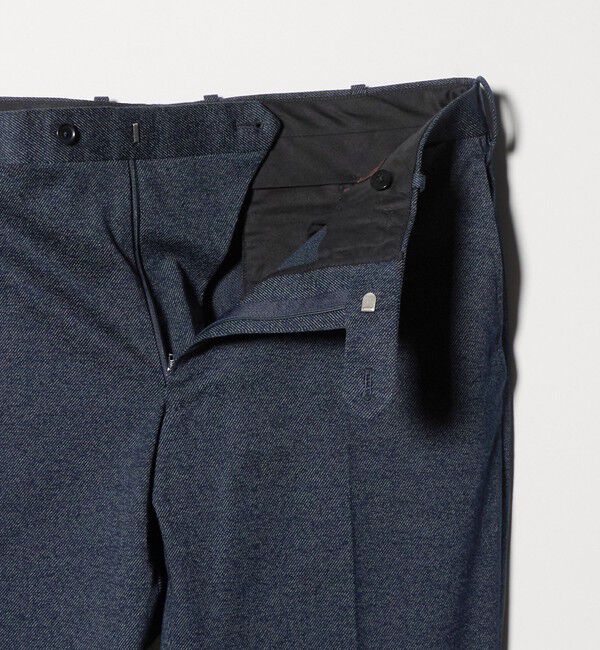 UNITED ARROWS「ツイル ノープリーツ スラックス COMFORT EASY-MODEL ストレッチ」|スラックス|