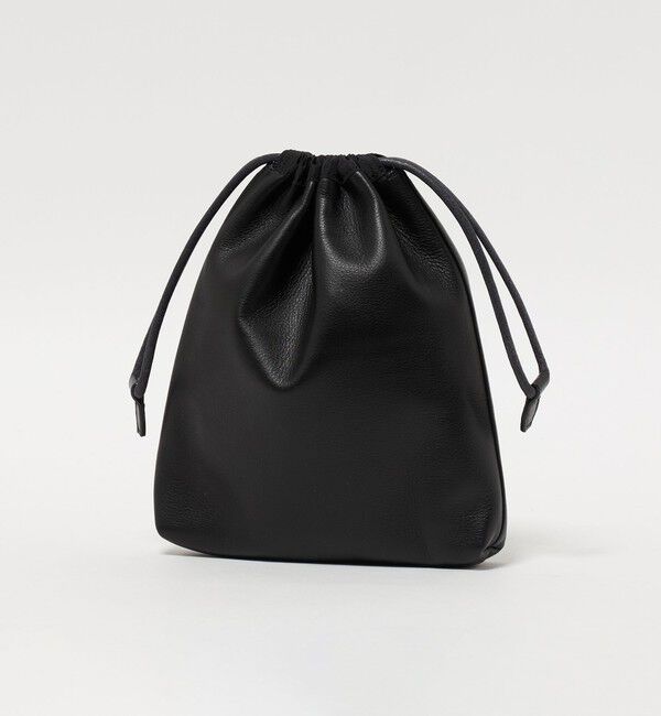 UNITED ARROWS「UNFINISHED LEATHER PURSE/アンフィニッシュドレザー 巾着バッグ」|その他|