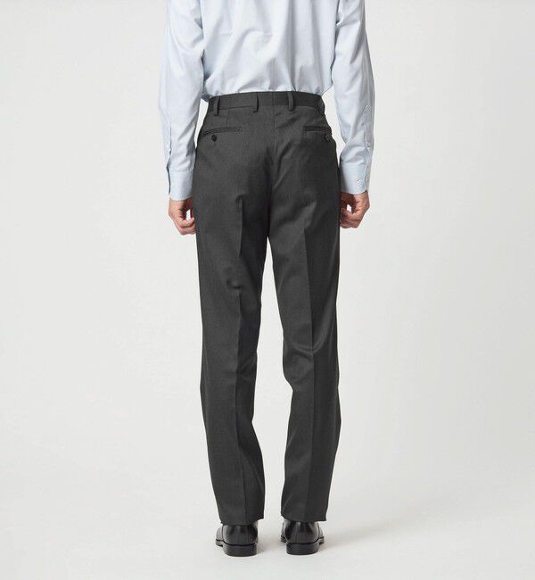 UNITED ARROWS green label relaxing「REDA サージ スリム ノープリーツ スーツパンツ」|スラックス|