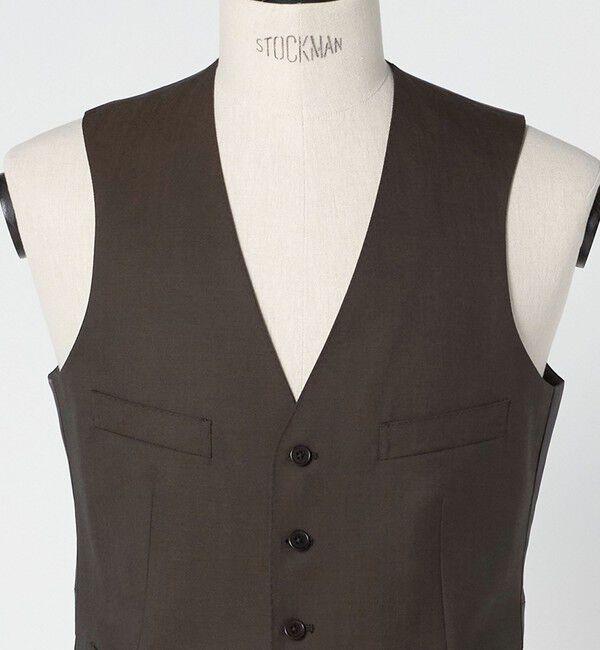 UNITED ARROWS green label relaxing「REDA サージ スリム 5B スーツベスト」|ベスト・ジレ|