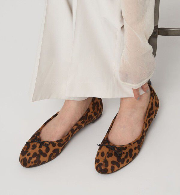 UNITED ARROWS green label relaxing「ウォーム バレエシューズ / フラットシューズ 撥水」|バレエシューズ|