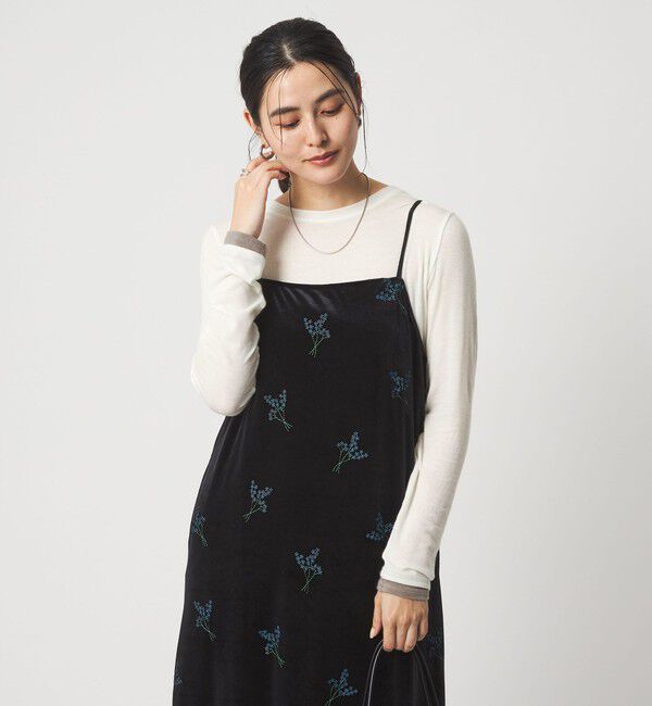 UNITED ARROWS green label relaxing「ベアテン フェイクレイヤード クルーネック プルオーバー」|Tシャツ・カットソー|OFF WHITE