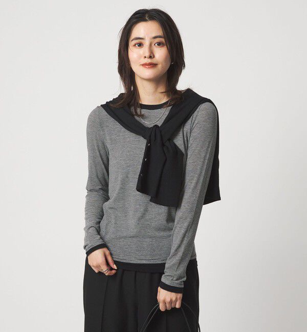 UNITED ARROWS green label relaxing「ベアテン フェイクレイヤード クルーネック プルオーバー」|Tシャツ・カットソー|その他1