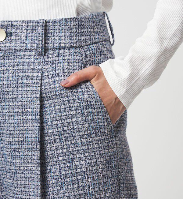 UNITED ARROWS green label relaxing「ライト ツイードライク パンツ」|その他|