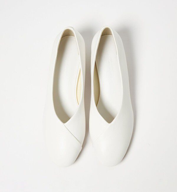 UNITED ARROWS green label relaxing「ラウンド キリカエ Vカット パンプス 撥水」|パンプス|