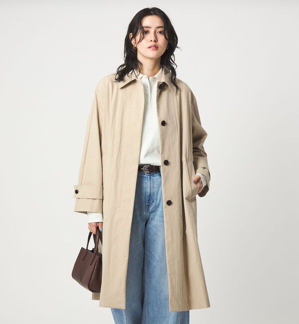 UNITED ARROWS green label relaxing「ステンカラー コート」|ステンカラーコート|BEIGE
