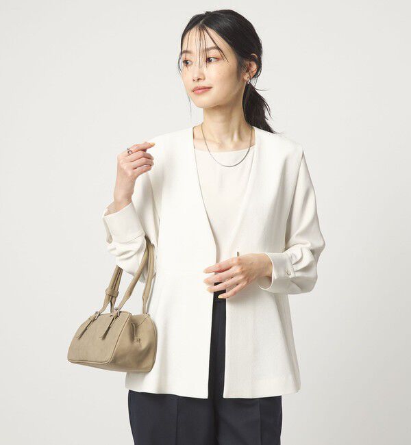 UNITED ARROWS green label relaxing「クルーネック ブラウス 2 マシンウォッシャブル UVカット」|シャツ・ブラウス|