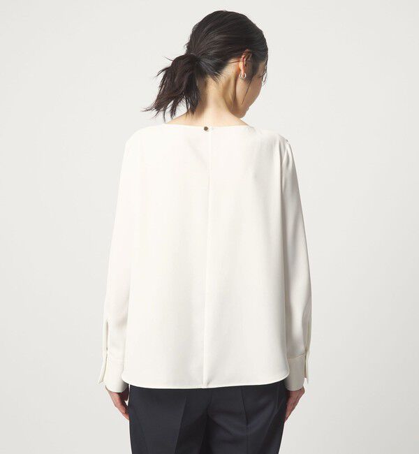 UNITED ARROWS green label relaxing「クルーネック ブラウス 2 マシンウォッシャブル UVカット」|シャツ・ブラウス|