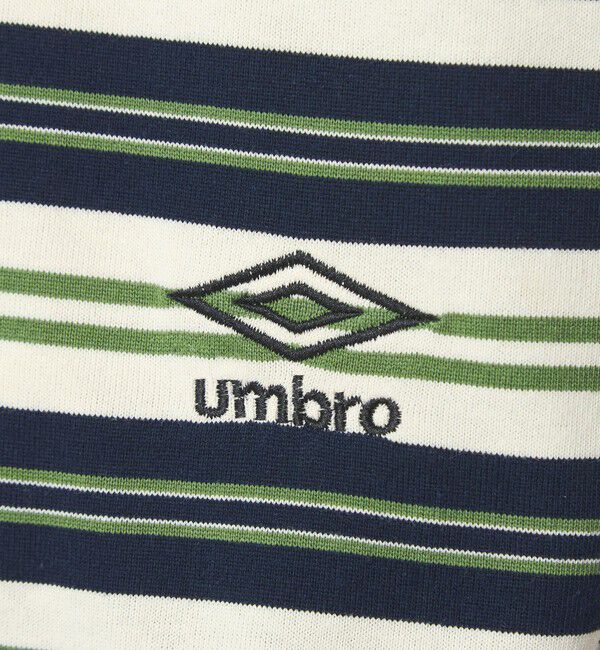 UNITED ARROWS green label relaxing「【別注】＜UMBRO＞ボーダー 長袖 ポロシャツ」|ポロシャツ|