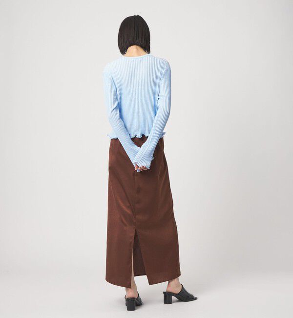 EMMEL REFINES「＜EMMEL REFINES＞EM ワッシャーVTG イージーサテンスカート」|スカート|