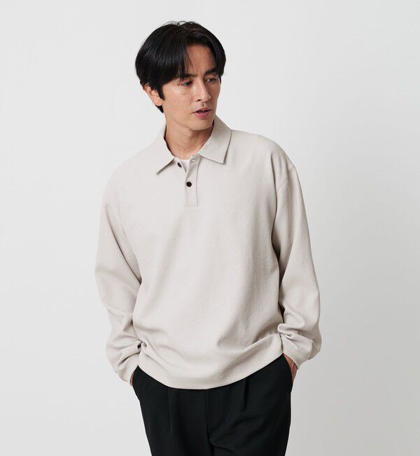 BEAUTY&YOUTH UNITED ARROWS「FUSION TWILL 2B ポロシャツ マルチ機能」|Tシャツ・カットソー|LT.GRAY