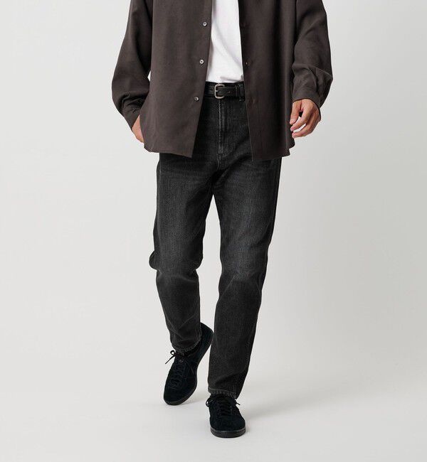 BEAUTY&YOUTH UNITED ARROWS「L&infin;Plus シェービング 5ポケット デニム パンツ NO.3」|チノ|BLACK