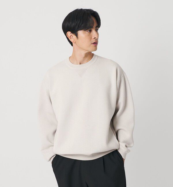 BEAUTY&YOUTH UNITED ARROWS「ミラノリブ クルーネック ニットスウェット」|ニット・セーター|