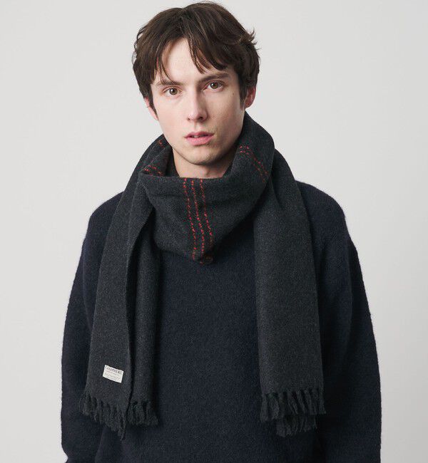 BEAUTY&YOUTH UNITED ARROWS「カシミヤ ブークレ マフラー」|マフラー|DK.GRAY