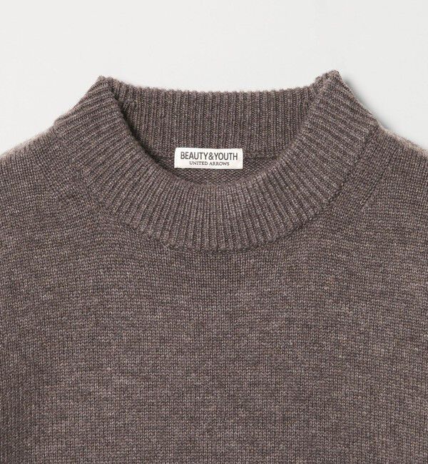 BEAUTY&YOUTH UNITED ARROWS「ウールカシミヤブレンド モックネック ニット」|ニット・セーター|