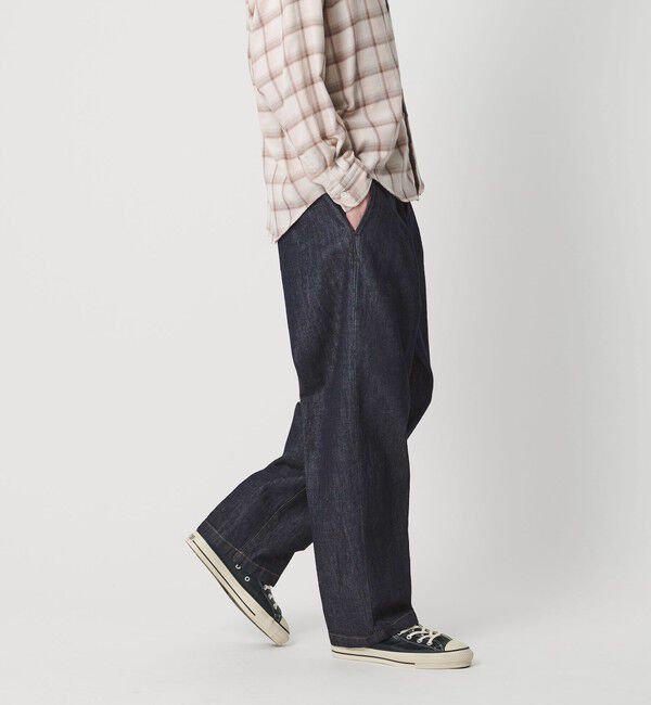 BEAUTY&YOUTH UNITED ARROWS「13.5oz ハイツイスト デニム パンツ スタンダード NO.9」|チノ|NAVY