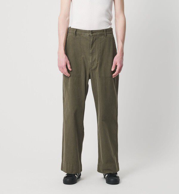 BEAUTY&YOUTH UNITED ARROWS「ヘリンボーン ツイル ベイカーパンツ」|チノ|