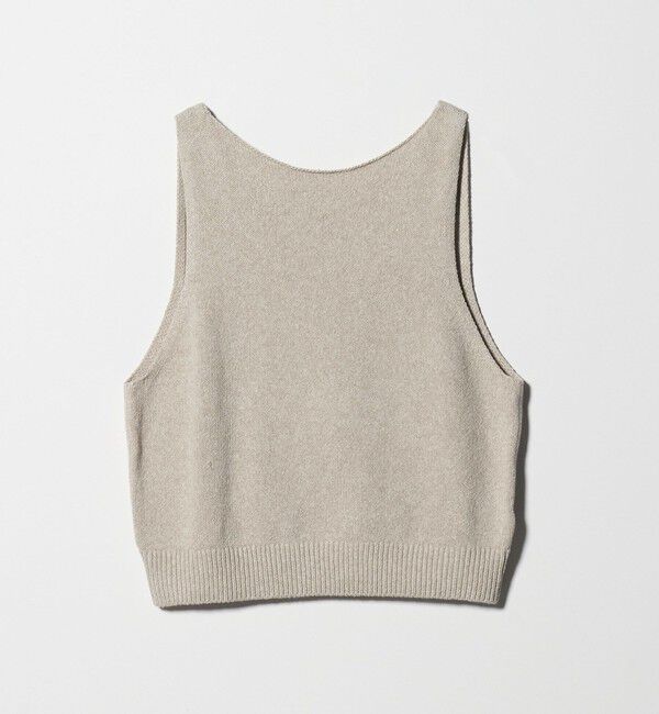 BEAUTY&YOUTH UNITED ARROWS「コットン麻ブレンド カシュクール 2WAYニットベスト  ウォッシャブル」|ベスト・ジレ|