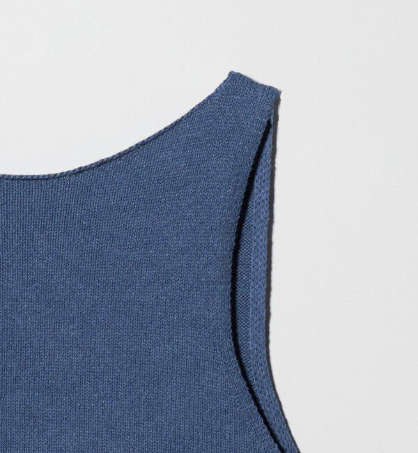 BEAUTY&YOUTH UNITED ARROWS「コットン麻ブレンド カシュクール 2WAYニットベスト  ウォッシャブル」|ベスト・ジレ|