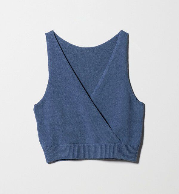 BEAUTY&YOUTH UNITED ARROWS「コットン麻ブレンド カシュクール 2WAYニットベスト  ウォッシャブル」|ベスト・ジレ|
