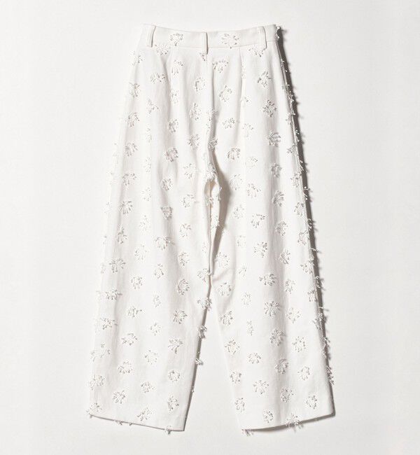 BEAUTY&YOUTH UNITED ARROWS「コットン エンブロイダリー パンツ」|チノ|