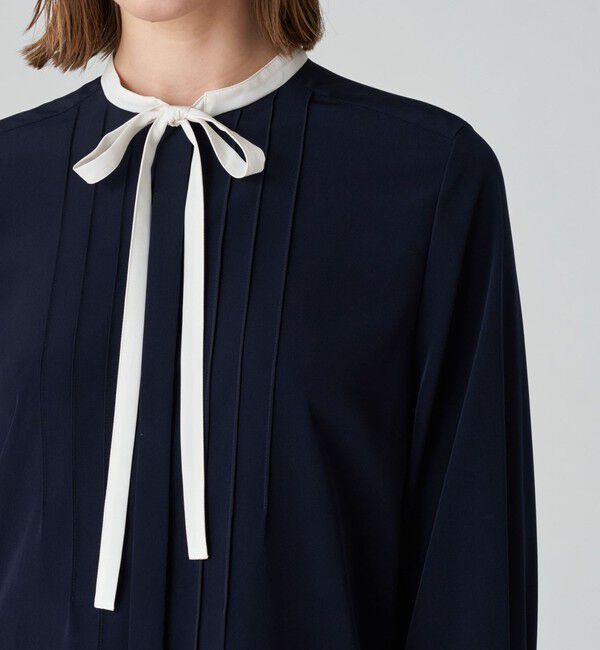 Ballsey「クリアデシン ボウタイブラウス」|シャツ・ブラウス|