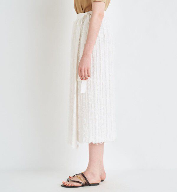 Ballsey「ペーパーフリンジ ラップロングスカート」|スカート|