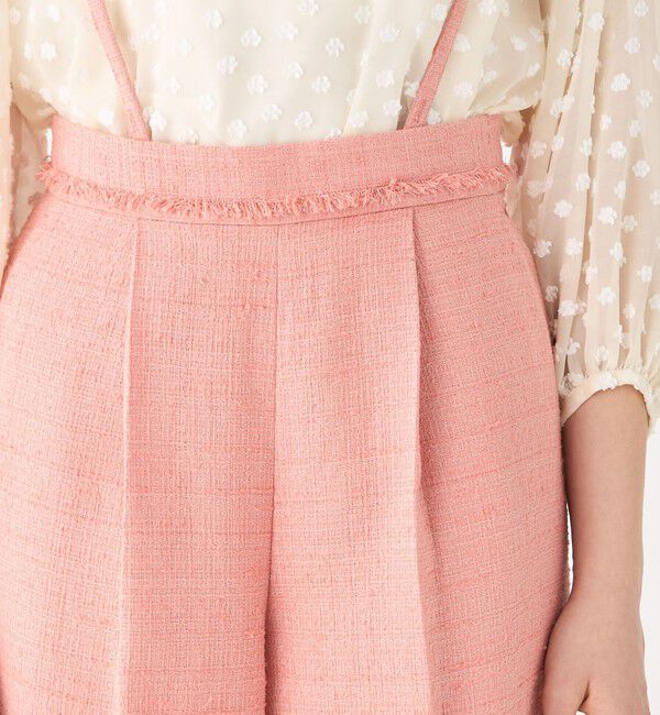 Ballsey「ライトスラブツイード サスペンダーワイドパンツ」|その他|