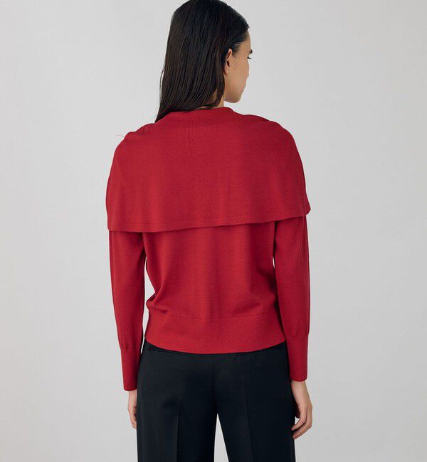 DES PRES「ウーステッドウール ケープカーディガン」|カーディガン|