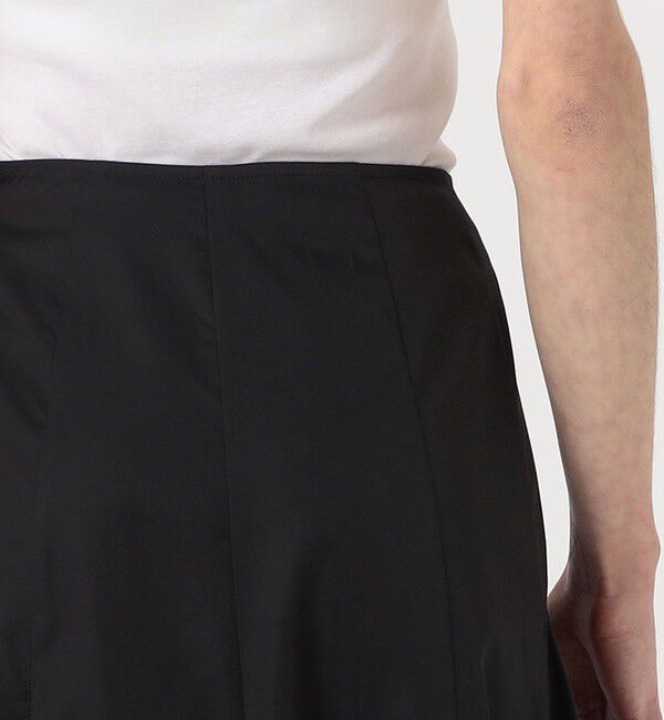 DES PRES「コットンサテン フィッシュテールボリュームスカート」|フレア|
