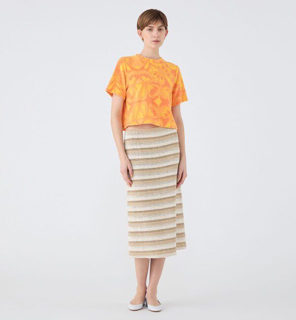 TOMORROWLAND collection「フラワーパイル クルーネックプルオーバー」|その他|