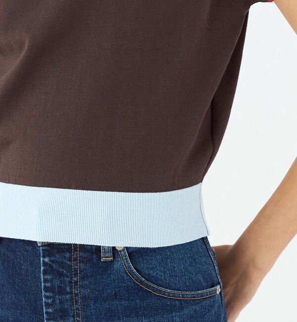 MACPHEE「ドライコットン フレンチスリーブプルオーバー」|ニット・セーター|