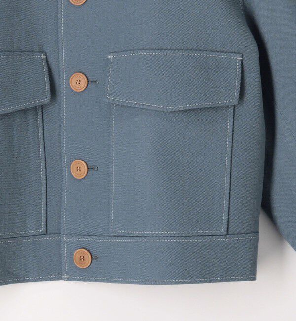 CABaN「ドライウール ショートブルゾン」|ダッフルコート|