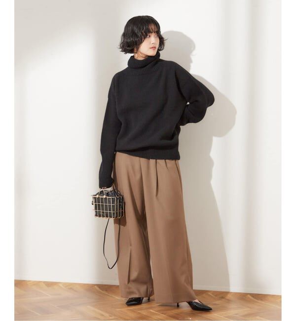 journal standard L'essage「《追加》【ISLAND TIDES/アイランドタイド】ラムズウールタートルネック」|ニット・セーター|