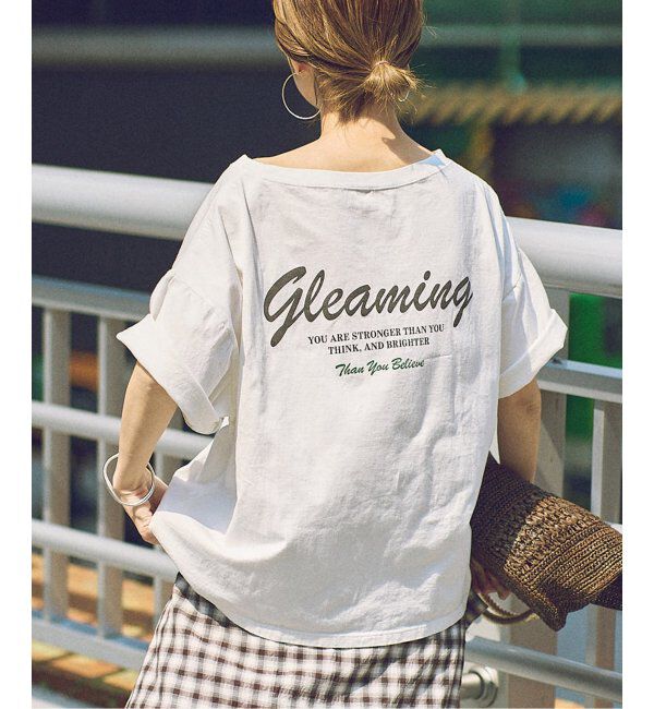 FRAMeWORK「≪追加≫haru&times;FRAMeWORK　コラボロゴTEE」|Tシャツ・カットソー|ホワイト