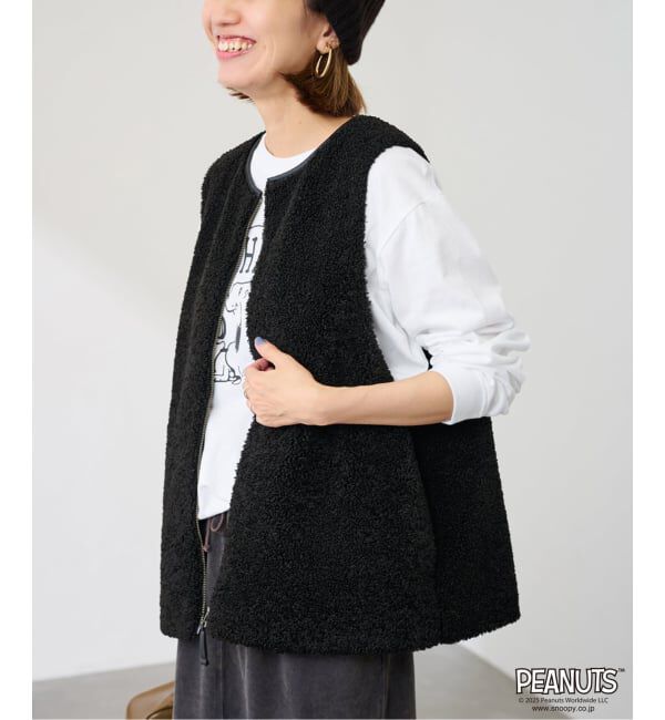 FRAMeWORK「≪追加 / 手洗い可能≫ボアベスト」|ダウンベスト・ベスト|