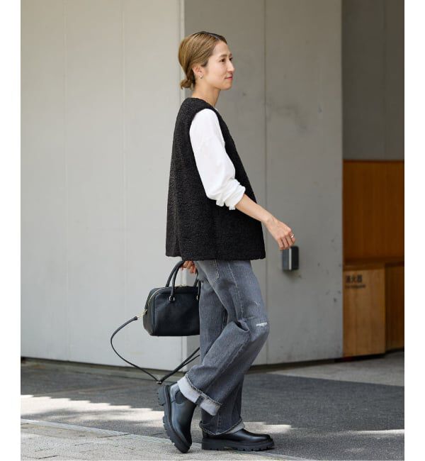 FRAMeWORK「≪追加 / 手洗い可能≫ボアベスト」|ダウンベスト・ベスト|