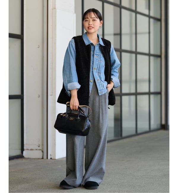 FRAMeWORK「≪追加 / 手洗い可能≫ボアベスト」|ダウンベスト・ベスト|