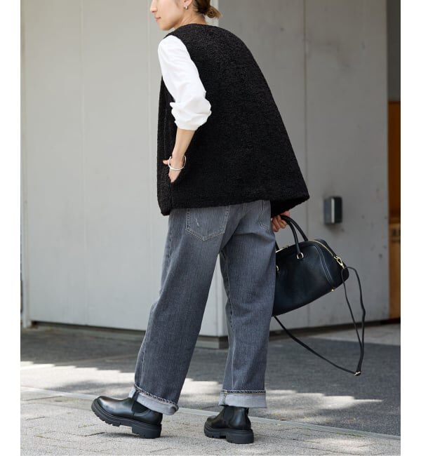 FRAMeWORK「≪追加 / 手洗い可能≫ボアベスト」|ダウンベスト・ベスト|