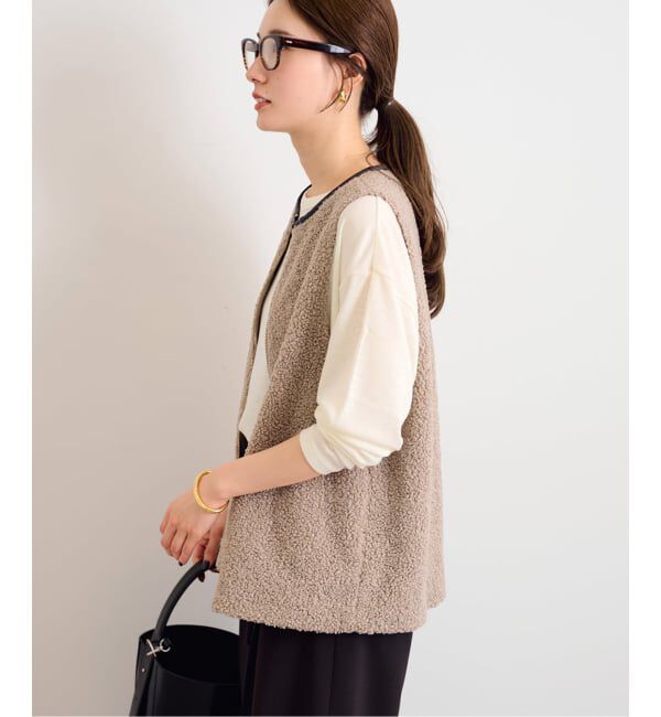 FRAMeWORK「≪追加 / 手洗い可能≫ボアベスト」|ダウンベスト・ベスト|