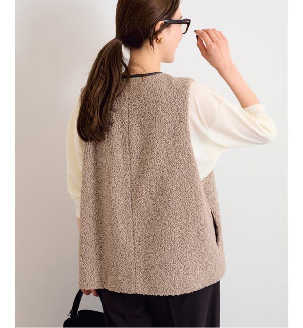 FRAMeWORK「≪追加 / 手洗い可能≫ボアベスト」|ダウンベスト・ベスト|