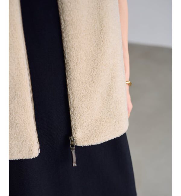 FRAMeWORK「≪追加 / 手洗い可能≫ボアベスト」|ダウンベスト・ベスト|