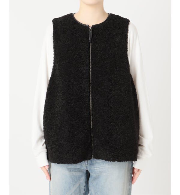 FRAMeWORK「≪追加 / 手洗い可能≫ボアベスト」|ダウンベスト・ベスト|