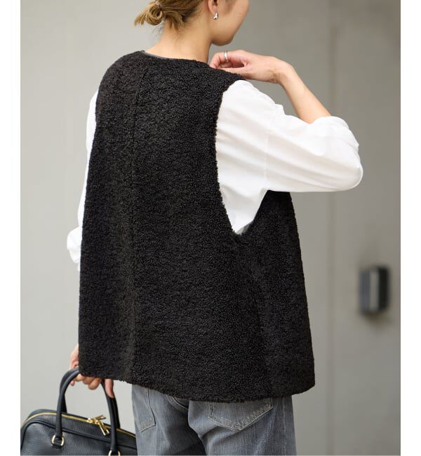 FRAMeWORK「≪追加 / 手洗い可能≫ボアベスト」|ダウンベスト・ベスト|