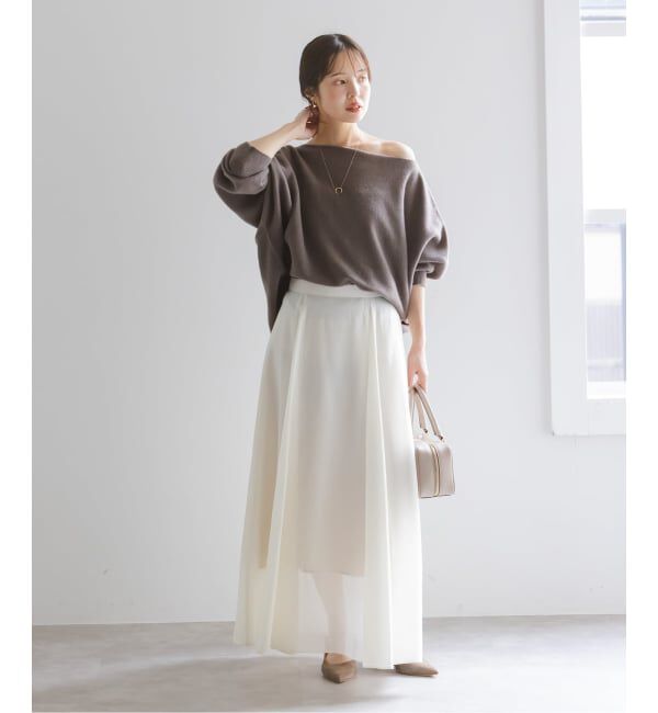 NOBLE「《WEB・一部店舗限定追加2》ファインウールドルマンプルオーバー」|ニット・セーター|