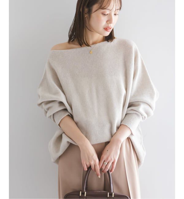 NOBLE「《WEB・一部店舗限定追加2》ファインウールドルマンプルオーバー」|ニット・セーター|